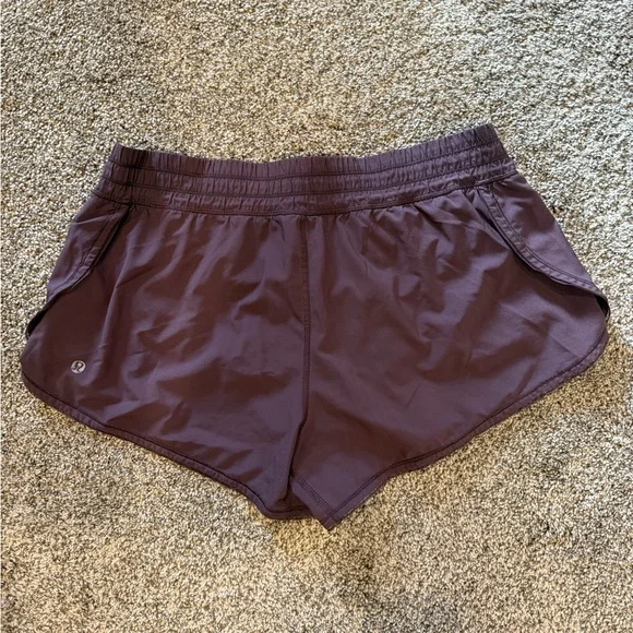 lululemon Seek the Heat Purple Shorts - Picture 3 of 7